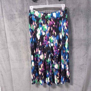 Cute and Comfy Cato Multi Colored Cropped Palazzo Pants Size XL